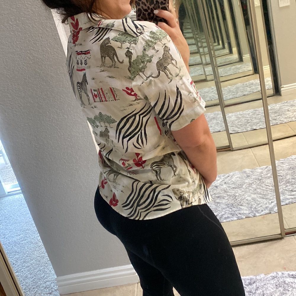 TAPESTRY retro safari button up​ - Picture 5 of 5